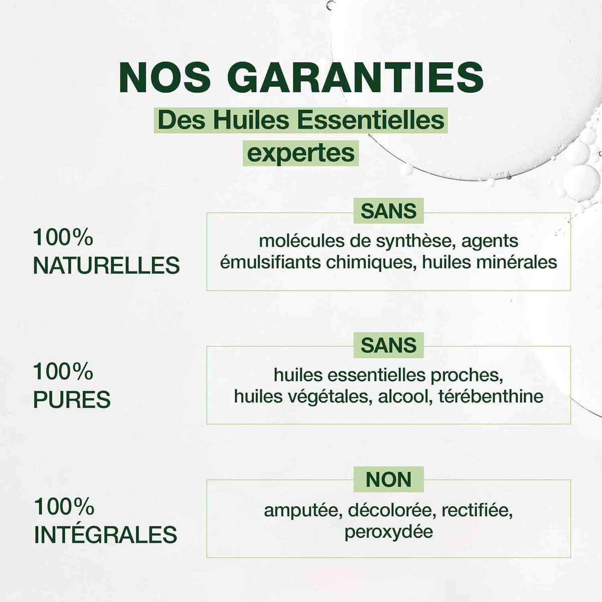 les garanties qualités des HE Pranarom