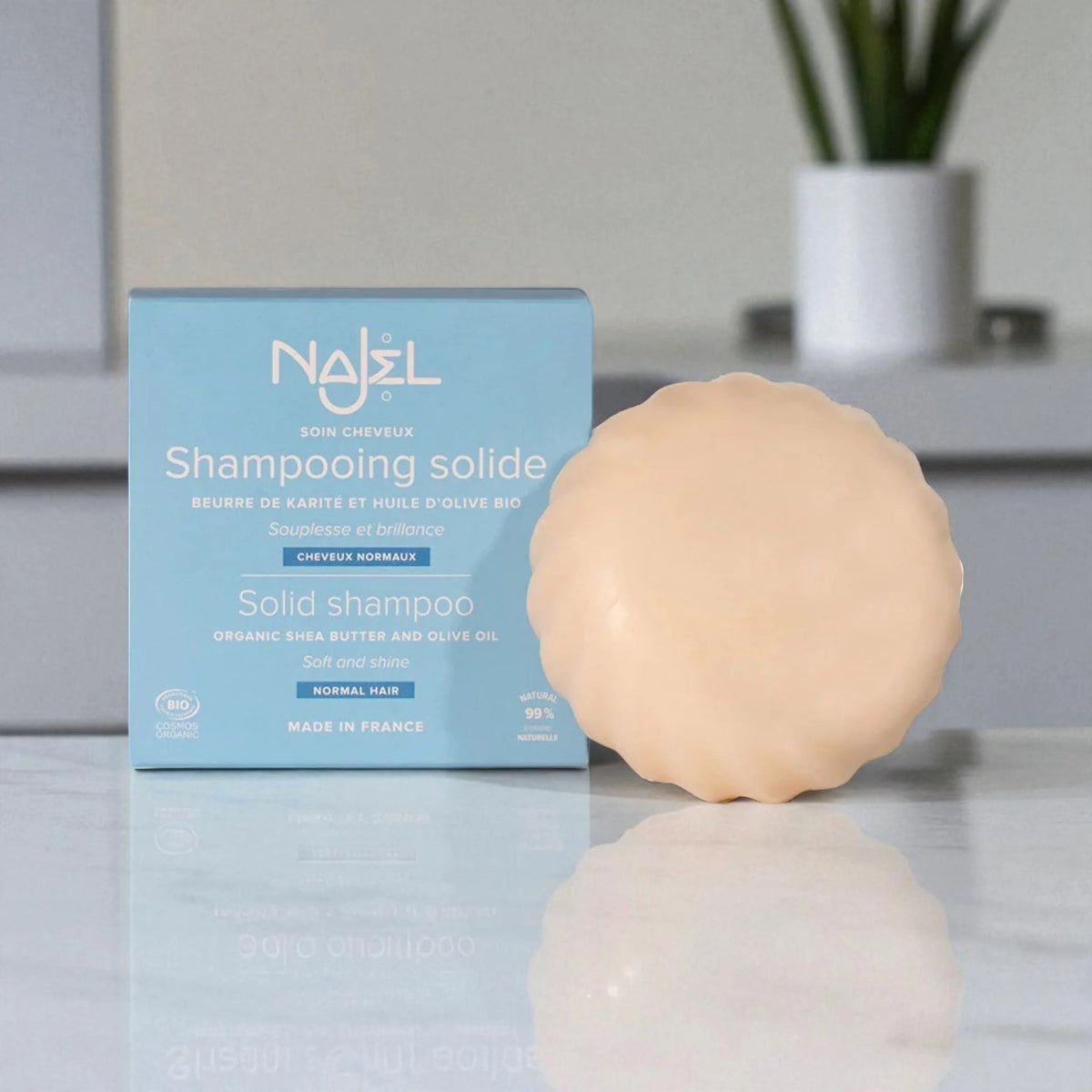 Le Shampooing solide bio Najel visuel d'ambiance