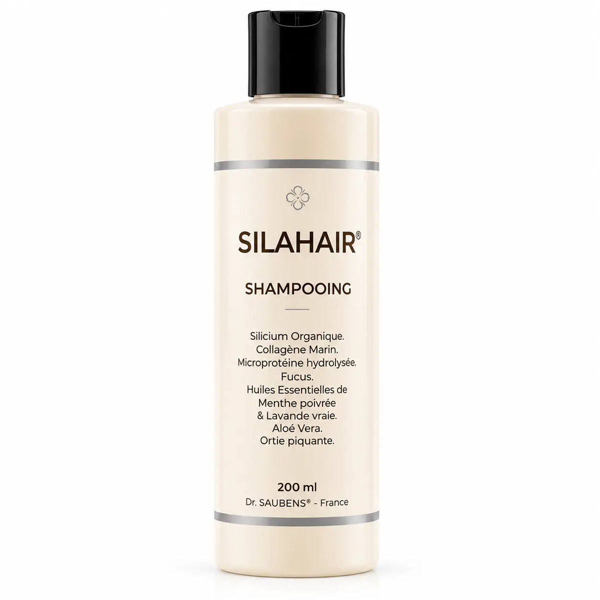 Silahair Shampooing en flacon, produit de soin capillaire professionnel en studio