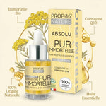 Absolu Pur'Immortelle bio Propos'Nature - flacon sérum avec ingrédients naturels certifiés