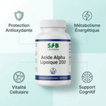 Acide Alpha Lipoique 200 gélules végétales SFB - Antioxydant, Métabolisme énergétique et Vitalité cellulaire