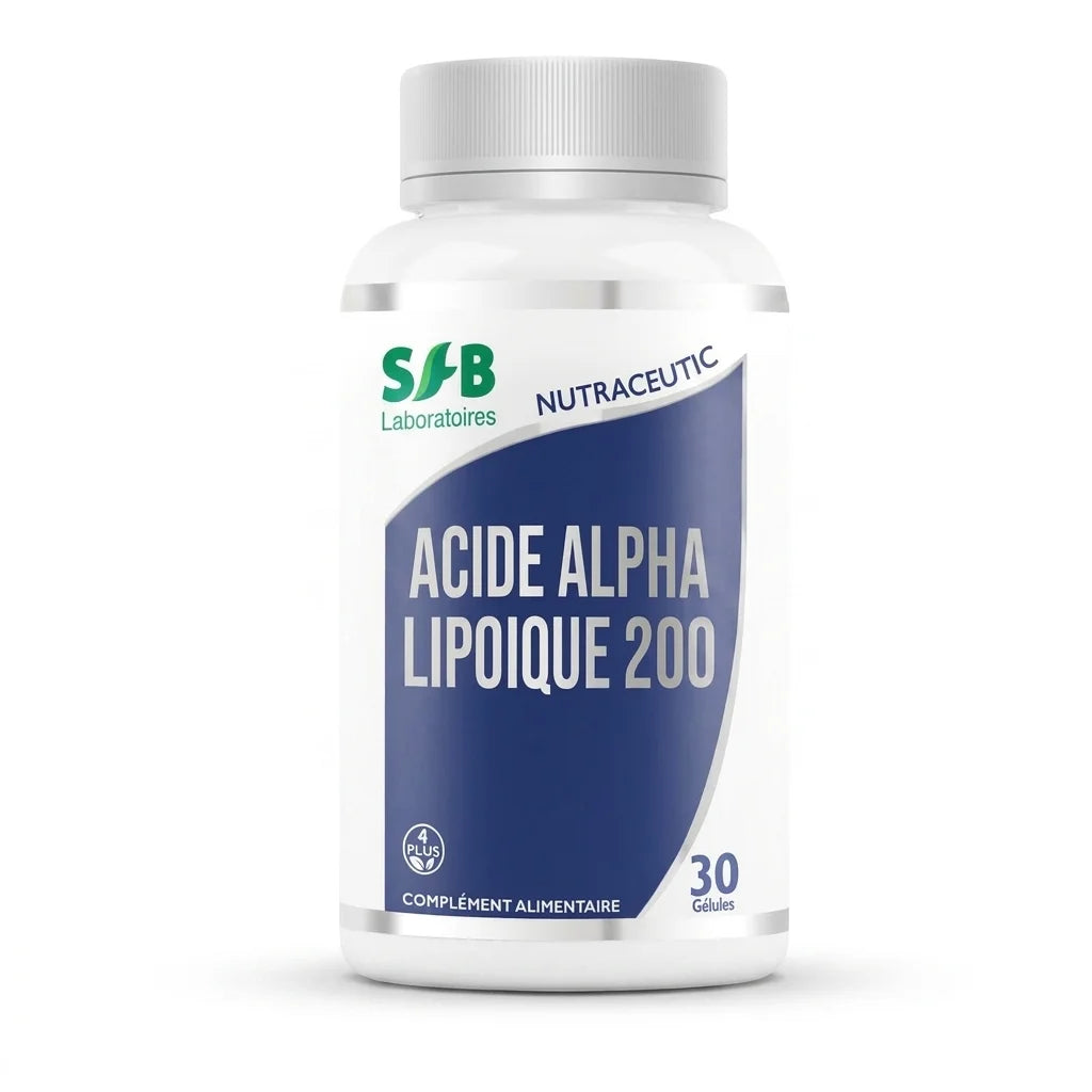 Acide Alpha Lipoïque 200 SFB en gélules végétales - Flacon complément alimentaire