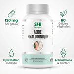 Acide Hyaluronique SFB gélules 120mg - Hydratation cutanée et articulations