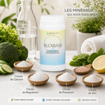 Alcabase poudre Dr Theiss avec ingrédients minéraux citrate calcium magnésium potassium zinc