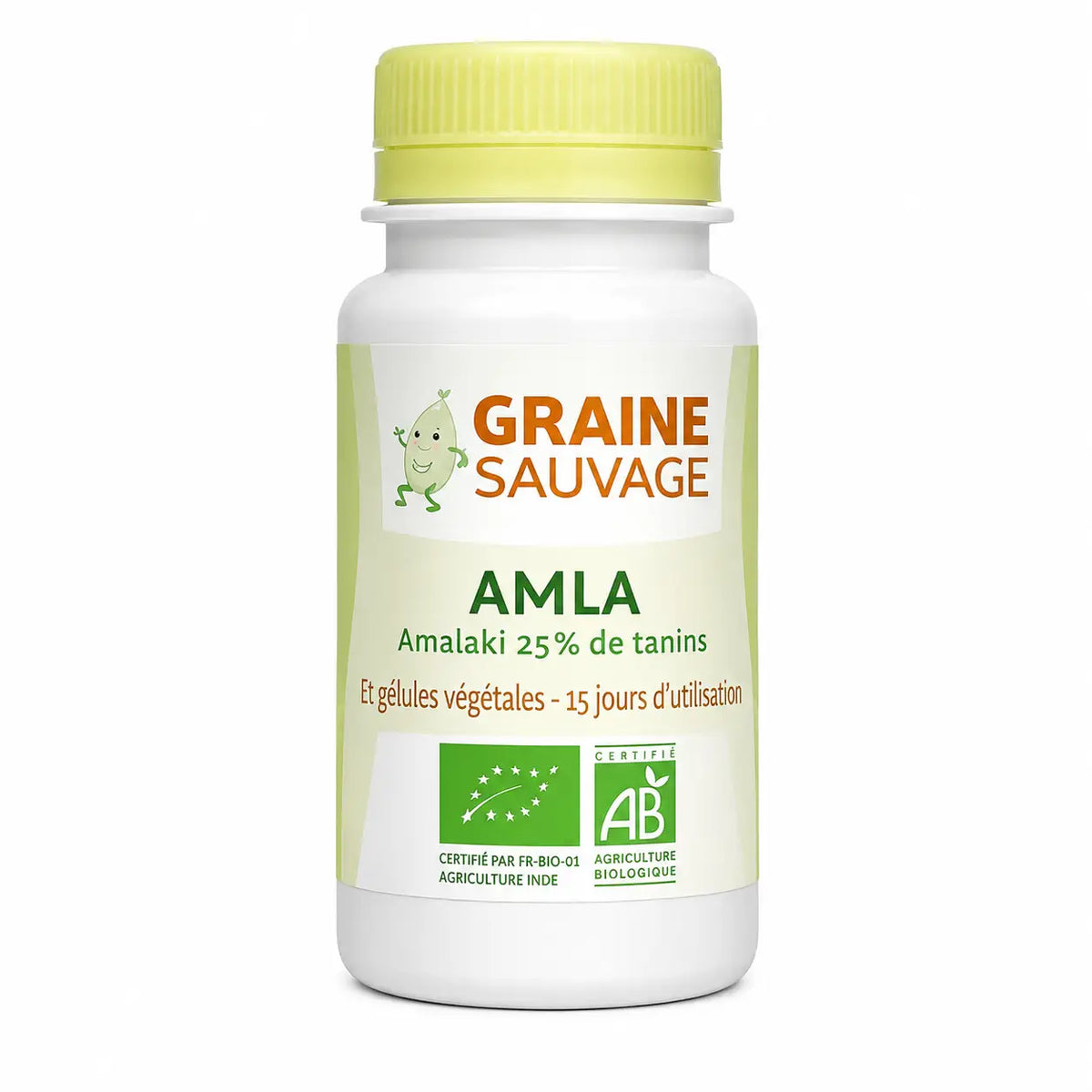 Une boite de Amla (extrait) Bio et vegan en gélules de Graine Sauvage