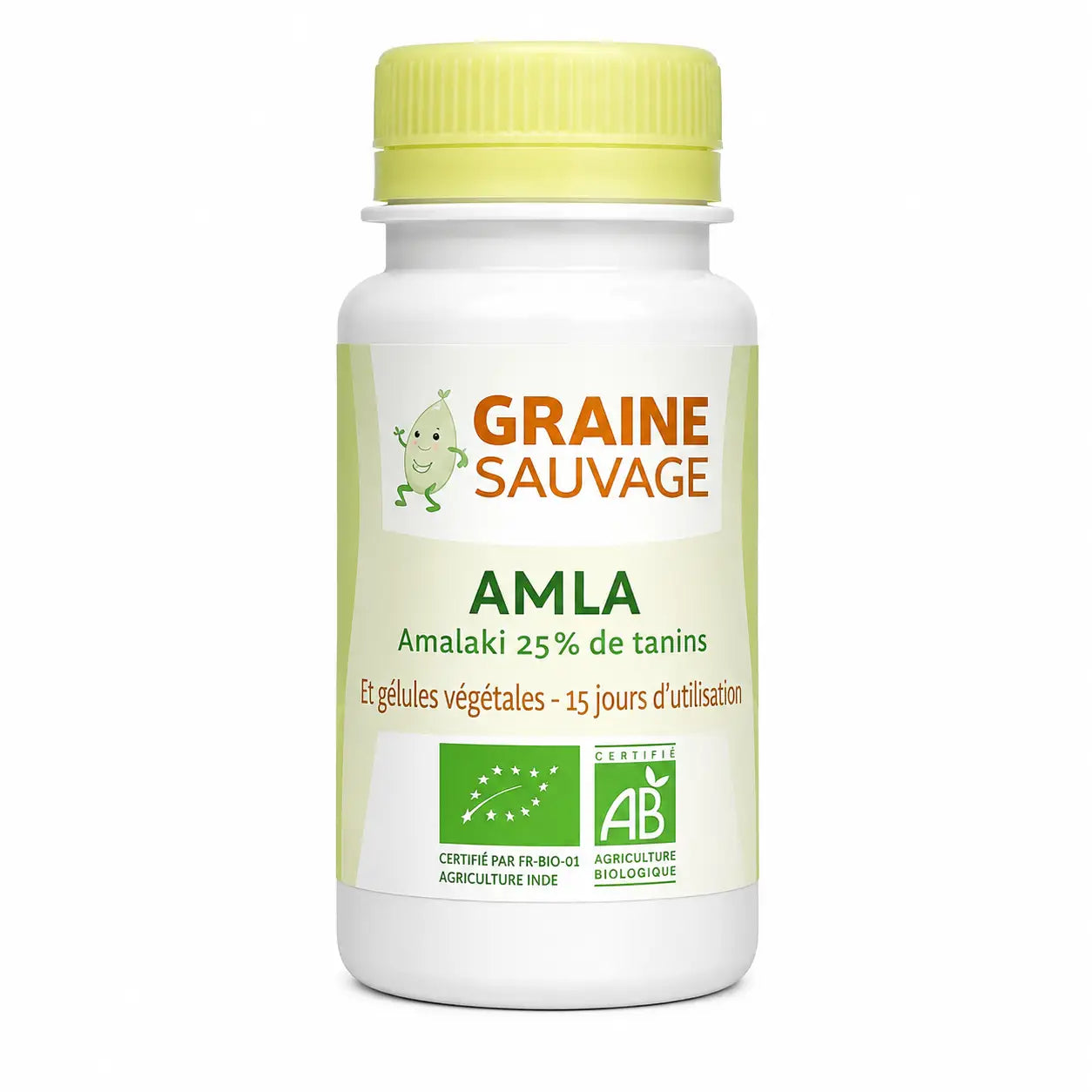 Une boite de Amla (extrait) Bio et vegan en gélules de Graine Sauvage
