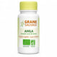 Flacon Amla bio vegan Graine Sauvage 60 gélules avec certification AB sur fond blanc