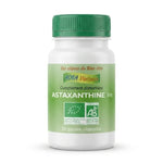 Bouteille Aosa Véritable Astaxanthine 8mg bio vegan en gélules sur fond blanc