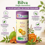 Gélules Bilva Bael Bio Ayur-Vana avec ingrédients actifs et certification organique