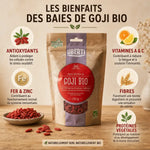 Baies de Goji bio 250g - antioxydants, vitamines et protéines végétales