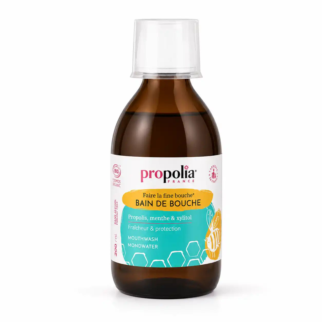 Bain de bouche certifié bio Propolis & Menthe – Propolia