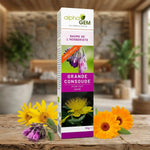 Baume à la Consoude Alphagem bio avec fleurs de consoude, arnica et calendula