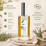 Baume de Diane bio Douces Angevines avec guide d'utilisation et ingrédients naturels
