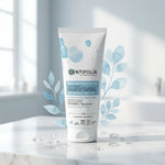 Baume Relipidant Neutre Centifolia bio sur marbre, soins peau sensible naturels