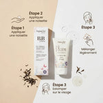 BB Cream Aquatéal Soin Magique avec guide d'application en 3 étapes et ingrédients skincare