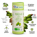 Bibhitaki bio vegan gélules Ayurvana 60 capsules végétales antioxydants naturels France