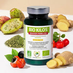 BIO KILOS graisses rebelles en comprimés avec ingrédients bio naturels et studio wellness