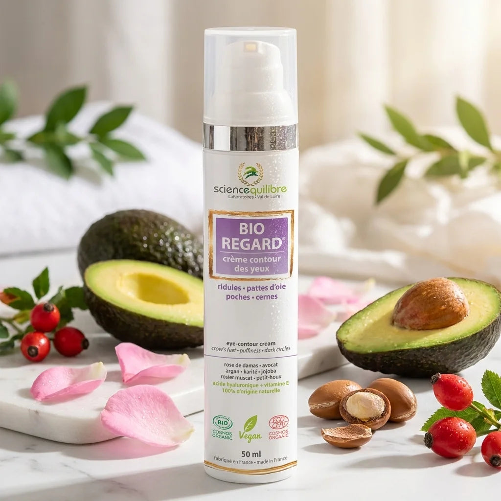 Crème contour des yeux BIO REGARD bio et vegan avec ingrédients naturels botaniques