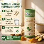 Boswellia Serrata végan Ayur-vana en gélules avec guide posologie et herbes naturelles