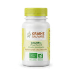 Brahmi Bio en gélules Graine Sauvage - complément alimentaire vegan flacon jaune-vert
