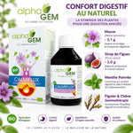 Calmiflux Bio 200ml Alphagem avec ingrédients naturels mauve, figues et menthe poivrée