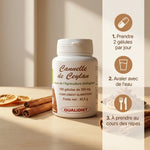 Cannelle de Ceylan bio en gélules Vital Osmose avec dosage et ingrédients naturels
