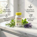 Capiltonic+ 90 gélules anti-chute cheveux avec bénéfices: renforce, réduit chute, nourrit, éclat