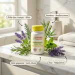 Capiltonic+ 90 gélules anti-chute cheveux avec ingrédients naturels prêle, bambou, ortie et zinc