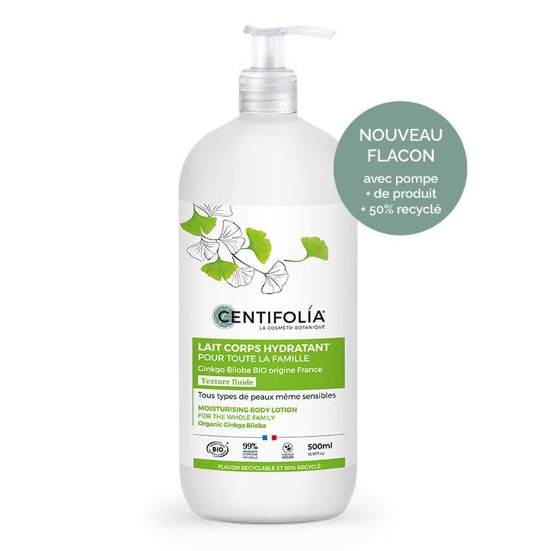 Lait corps hydratant pour toute la famille certifié bio
