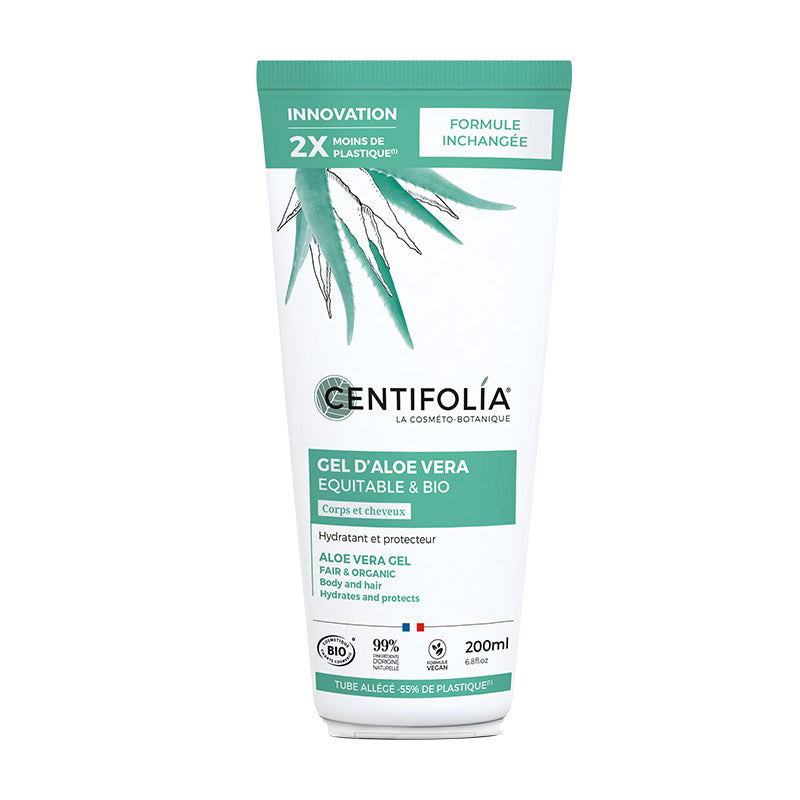 Gel d'Aloe Vera bio et équitable certifié Bio - Centifolia