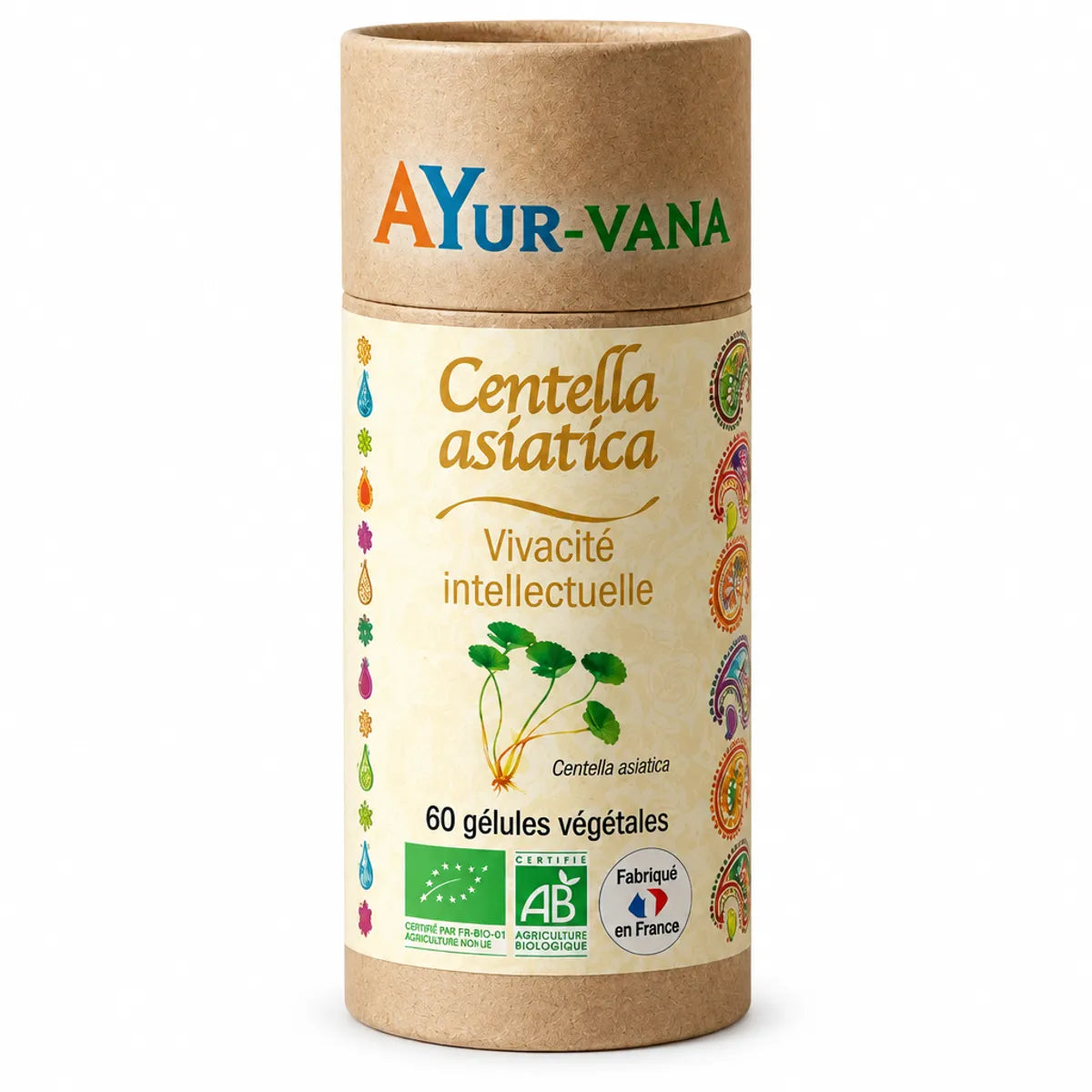 Centella Asiatica Bio 60 gélules Ayur-Vana - Complément alimentaire naturel