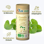 Centella Asiatica bio gélules Ayurvana - concentration, anti-stress, revitalisation