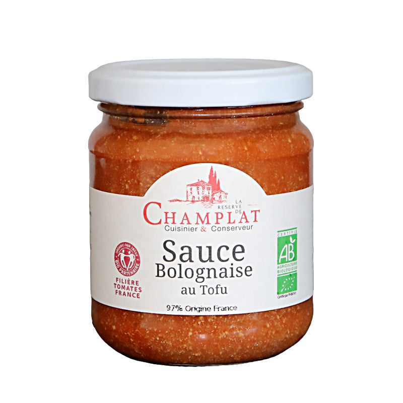 Sauce bolognaise Bio au tofu