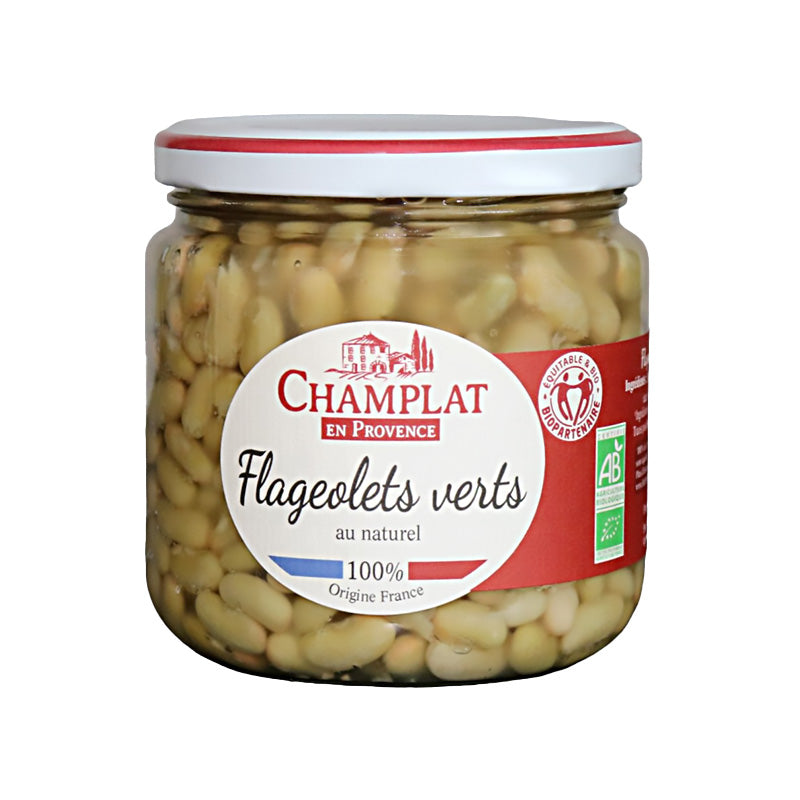 Flageolets verts au naturel bio