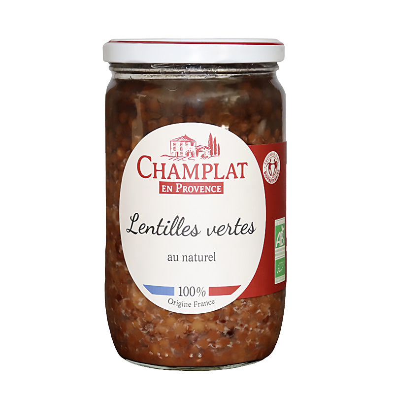 Lentilles vertes bio au naturel – 450g