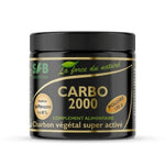 Charbon activé poudre CARBO2000 100g SFB Laboratoires en pot verre foncé