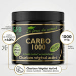 Carbo 1000 charbon végétal activé SFB Laboratoires avec caractéristiques indice phénazone et capacité adsorption