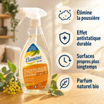 Spray Chass'Poussière Etamine du Lys avec bénéfices antistatique et parfum naturel bio