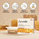 Cire royale bio Acorelle : guide étapes application épilation zones sensibles