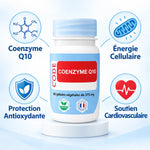 Coenzyme Q10 gélules Laboratoire Code 375mg avec bénéfices énergie cellulaire et antioxydants