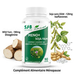Complément ménopause Méno+ Soja Yam en gélules SFB avec Wild Yam et isoflavones