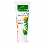 Tube de Crème à l'Élixir du Suédois Dr.Theiss sur fond blanc, produit de soin naturel suédois