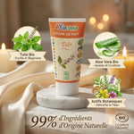 Crème de nuit Tulsi bio Ayurvana avec ingrédients naturels certifiés Cosmos