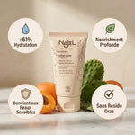 Crème mains bio Najel Abricot Figuier Barbarie avec bénéfices hydratation et nutrition