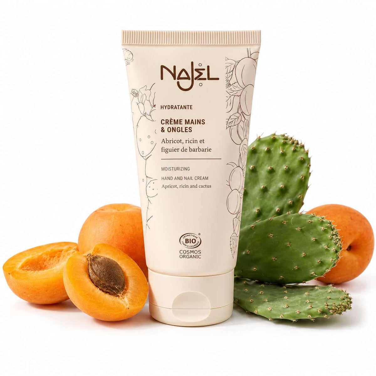 Crème mains bio à l'Abricot & Figue de Barbarie – Najel