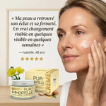 Crème visage Pur'Immortelle bio jour - Application peau mature avec témoignage client