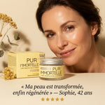 Crème Nuit Pur'Immortelle bio avec témoignage client et avis 5 étoiles