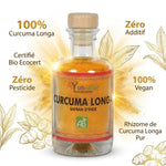 Curcuma Longa Bio Ayurvana en bouteille premium, certifié Bio, 100% vegan et sans pesticide