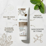 Dentifrice Bio Centifolia blancheur fluor 1450ppm avec eau de coco et menthe naturelle