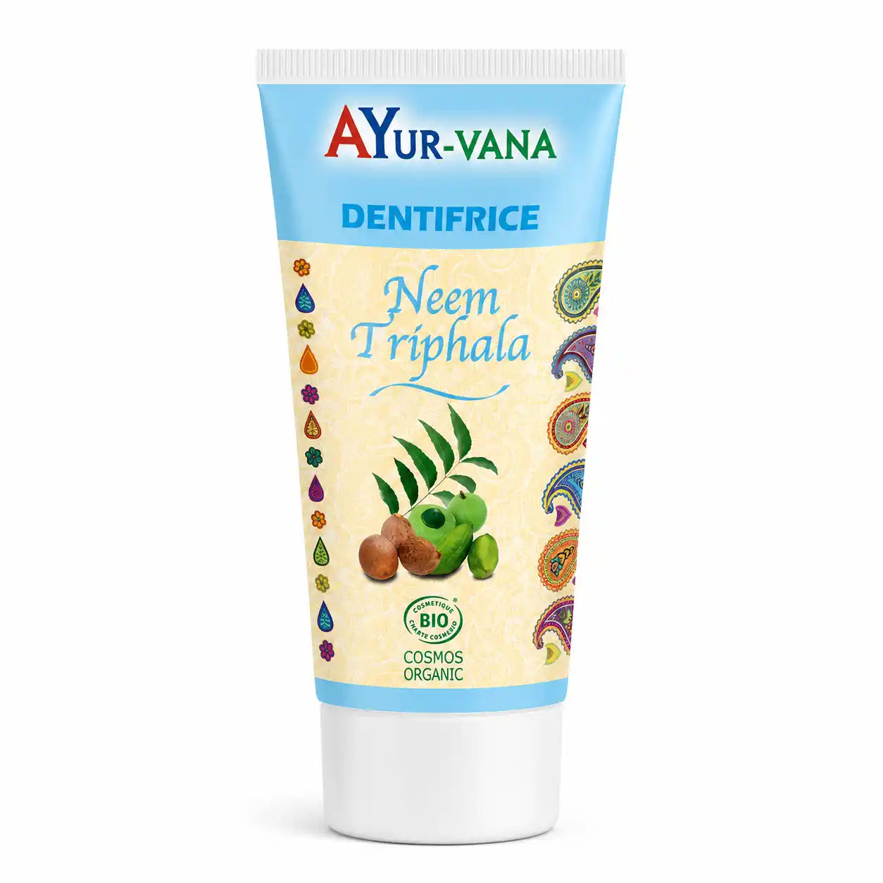 Dentifrice certifié bio Neem & Triphala - Ayurvana